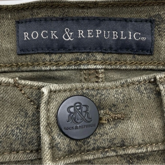 Rock & Republic Kashmiere Crop Skinny Jeggings Size 4 - Picture 9 of 12
